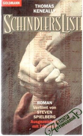 Obal knihy Schindlers Liste
