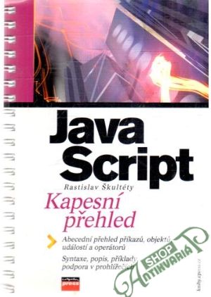 Obal knihy JavaScript - kapesní přehled