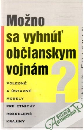 Obal knihy Možno sa vyhnúť občianskym vojnám?