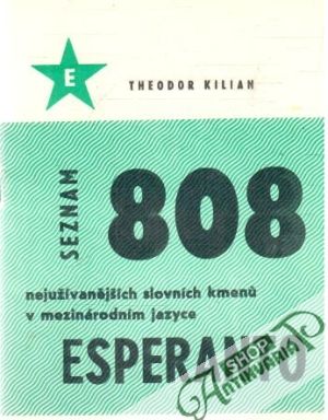Obal knihy Seznam 808 esperanto