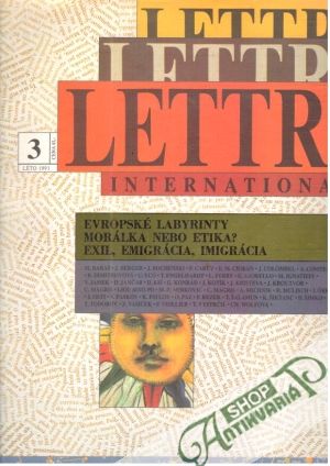 Obal knihy Lettre internationale 3/1991