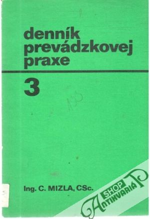 Obal knihy Denník prevádzkovej praxe 3.