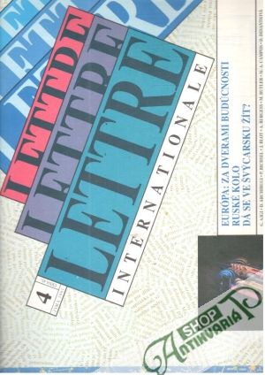 Obal knihy Lettre internationale 4/1991