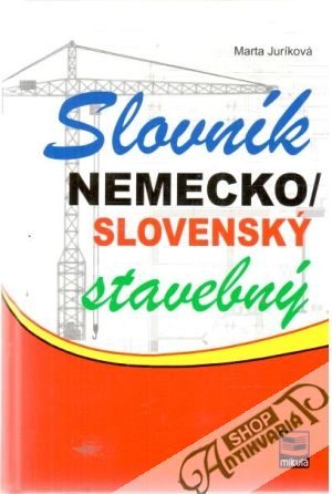 Obal knihy Nemecko - slovenský stavebný slovník