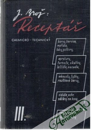 Obal knihy Receptář chemicko- technický III.