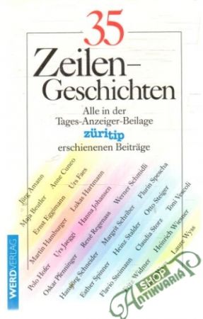 Obal knihy 35 - Zeilen - Geschichten