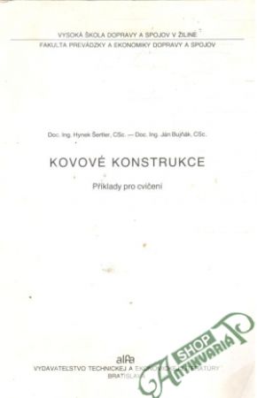 Obal knihy Kovové konstrukce