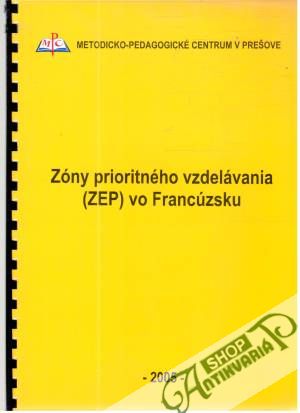 Obal knihy Zóny prioritného vzdelávania (ZEP) vo Francúzsku