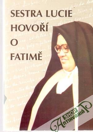 Obal knihy Sestra Lucie hovoří o Fatimě