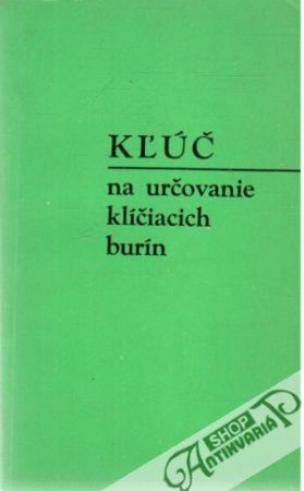 Obal knihy kľúč na určovanie klíčiacich burín