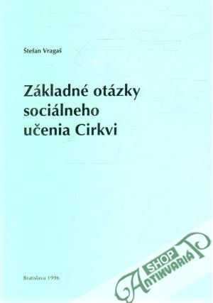 Obal knihy Základné otázky sociálneho učenia cirkvi
