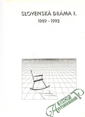Obal knihy Slovenská dráma I. 1989-1992