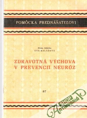 Obal knihy Zdravotná výchova v prevencii neuróz