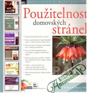 Obal knihy Použitelnost domovských stránek