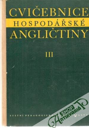 Obal knihy Cvičebnice hospodářské angličtiny III.