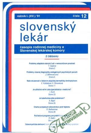 Obal knihy Slovenský lekár 12/91