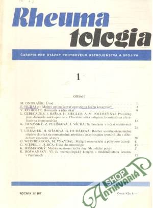 Obal knihy Rheumatologia 1/1987