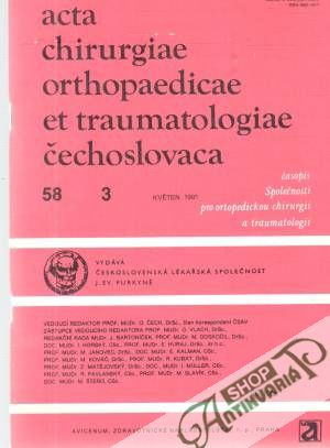 Acta chirurgiae orthopaedicae et traumatologiae čechoslovaca 3/1991 - Kolektív autorov