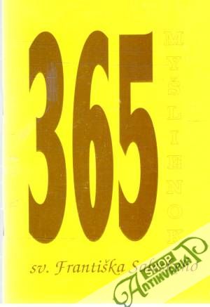 Obal knihy 365 myšlienok sv. Františka Saleského