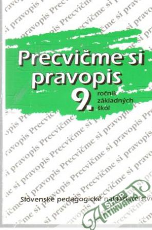 Obal knihy Precvičme si pravopis 9.