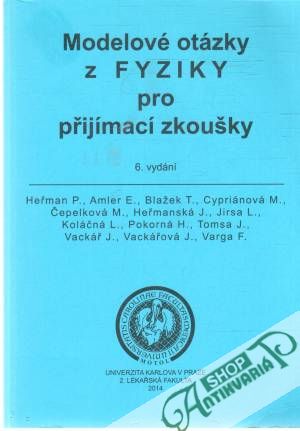 Obal knihy Modelové otázky z fyziky pro přijímací zkoušky