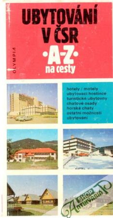 Obal knihy Ubytování v ČSR - A-Z na cesty