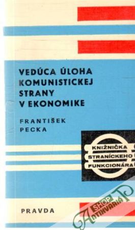 Obal knihy Vedúca úloha komunistickej strany v ekonomike