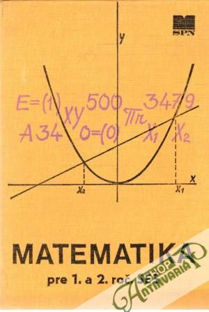 Obal knihy Matematika pre 1. a 2. ročník SEŠ