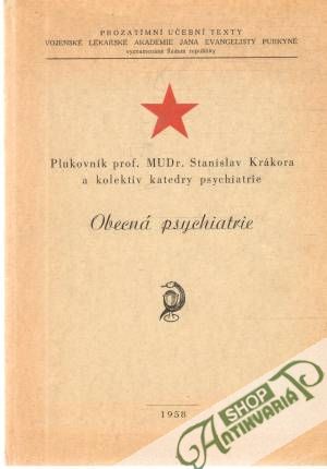 Obal knihy Obecná psychiatrie