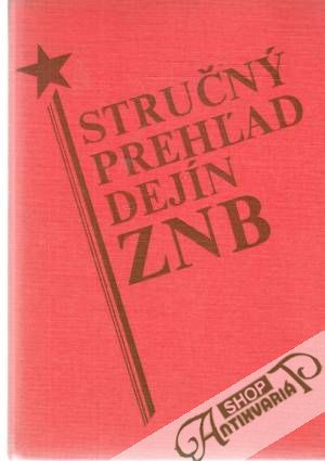 Obal knihy Stručný prehľad dejín ZNB