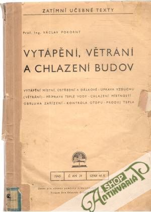 Obal knihy Vytápění, větrání a chlazení budov