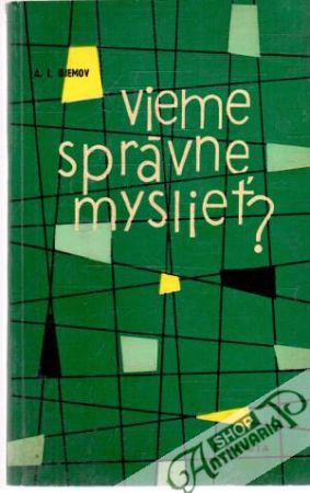 Obal knihy Vieme správne myslieť?