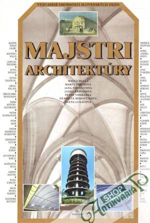 Obal knihy Majstri architektúry