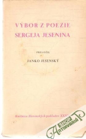 Obal knihy Výbor z poezie Sergeja Jesenina