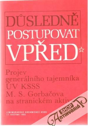 Obal knihy Dusledně postupovat vpřed