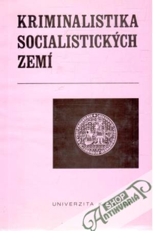 Obal knihy Kriminalistika socialistických zemí