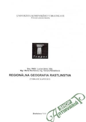 Obal knihy Regionálna geografia rastlinstva