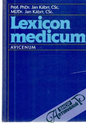 Obal knihy Lexicon medicum