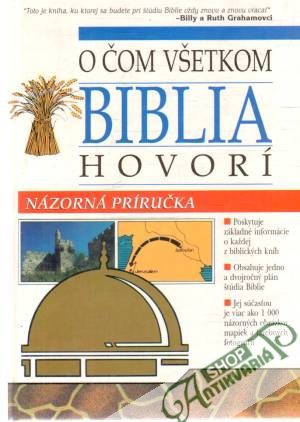 Obal knihy O čom všetkom Biblia hovorí