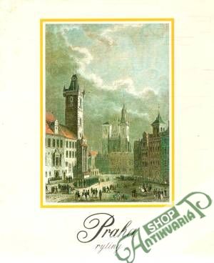 Obal knihy Praha - rytiny