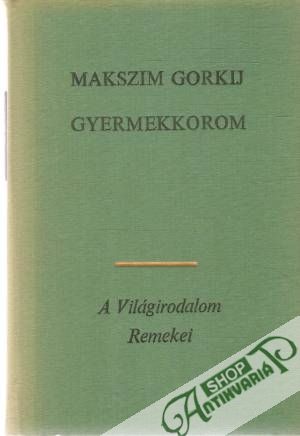 Obal knihy Gyermekkorom