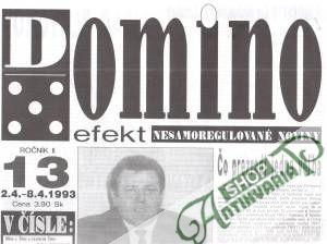 Obal knihy Domino efekt 13/1993