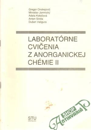 Obal knihy Laboratórne cvičenia z anorganickej chémie II.