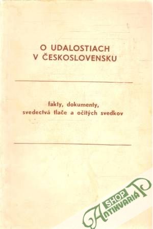 Obal knihy O udalostiach v Československu