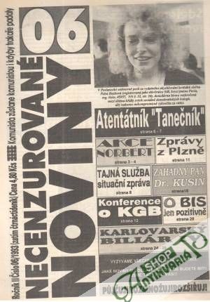 Obal knihy Necenzurované noviny 06/1993