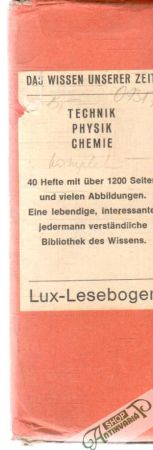 Obal knihy Das wissen unserer Zeit - technik, physik, chemie