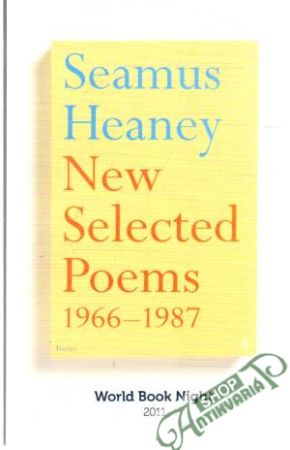 Obal knihy New selected poems 1966-1987