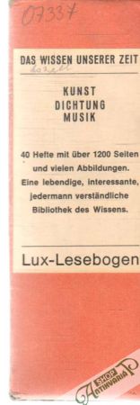 Obal knihy Das wissen unserer Zeit - kunst, dichtung, musik