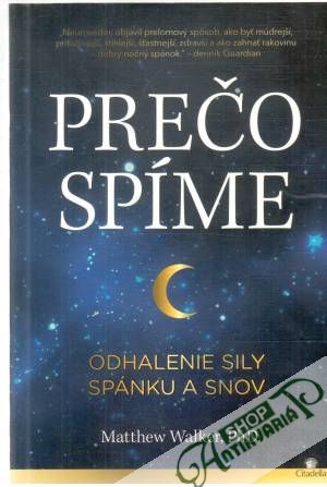 Obal knihy Prečo spíme