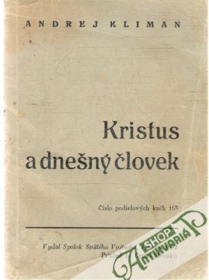 Obal knihy Kristus a dnešný človek